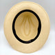 Genuine Trilby Fedora Panama Hat Handwoven In Ecuador - Short Brim