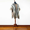 Load image into Gallery viewer, Llama Wool Unisex South American Handwoven Serape Poncho - striped pattern