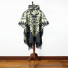 Load image into Gallery viewer, Tarqui - Baby Alpaca wool Unisex Hooded Poncho Pullover XXL - Aztec pattern