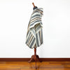 Llama Wool Unisex South American Handwoven Poncho - striped pattern