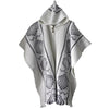 Load image into Gallery viewer, Llama Wool Unisex South American Handwoven Hooded Poncho - diamonds pattern