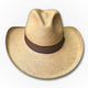 Genuine Cowboy Vaquero Style  Panama Hat Handwoven In Ecuador - Large Brim