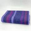 Load image into Gallery viewer, Punguloma - Baby Alpaca Wool Throw Blanket / Sofa Cover - Queen 97&quot; x 67&quot; - striped pattern blue/purple/violet