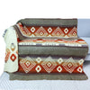 Load image into Gallery viewer, Urcuqui - Baby Alpaca Blanket - Extra Large - Aztec Diamonds Pattern - Grey