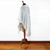 Load image into Gallery viewer, Numbaime - Lightweight Baby Alpaca Collared Poncho - White - Unisex