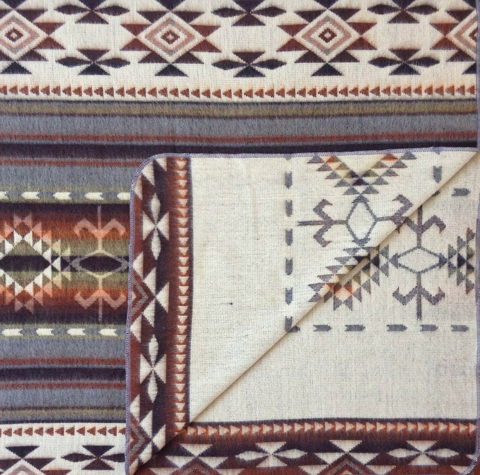 Imantag - Baby Alpaca Blanket - Extra Large - Aztec Southwest Pattern