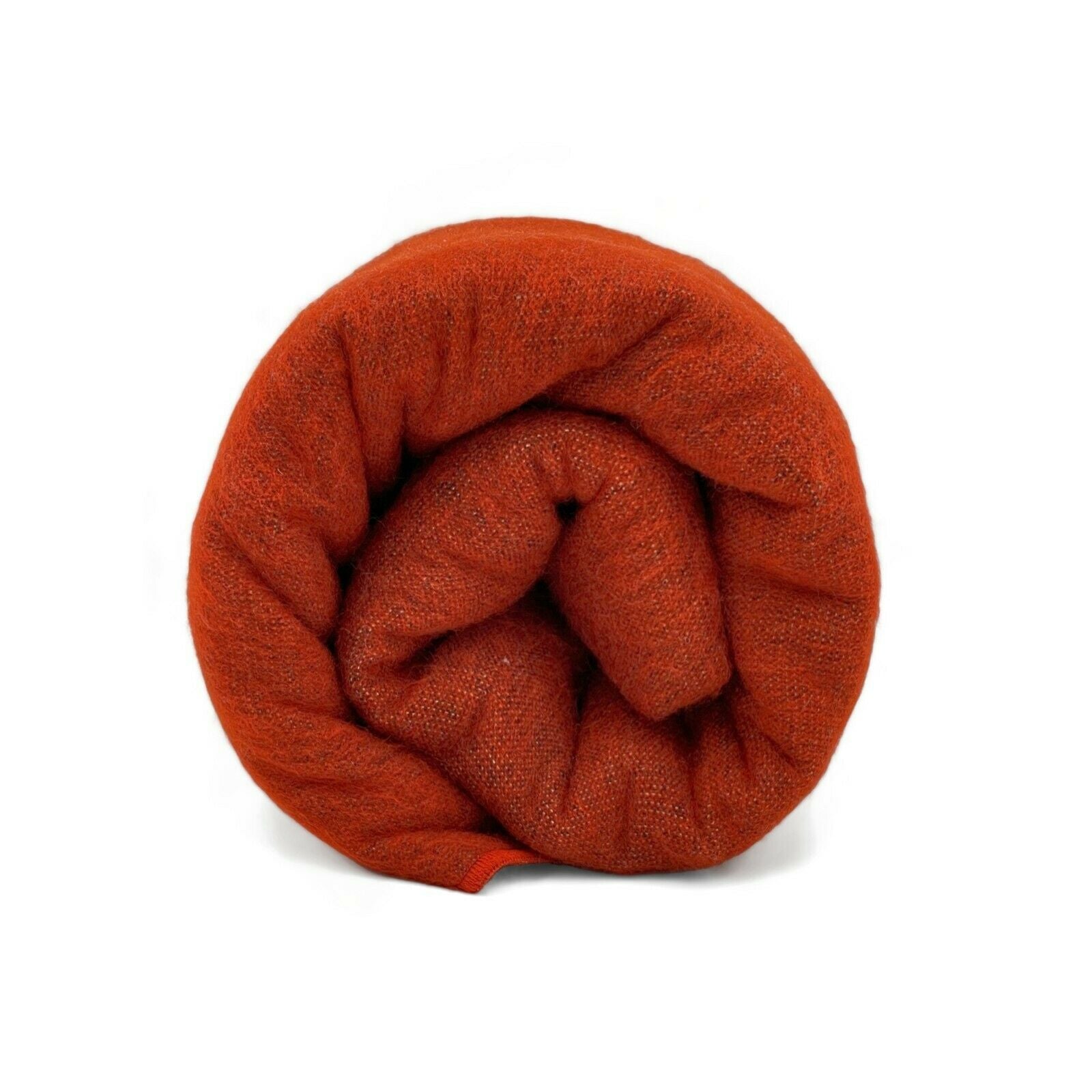 Tunzha - Baby Alpaca Blanket - Extra Large - Solid reversible - terracotta-red