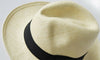 Load image into Gallery viewer, Genuine Classic Fedora Panama Hat Handwoven In Ecuador - White