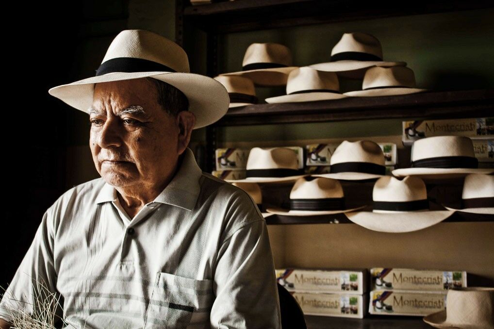 Genuine Classic Fedora Panama Hat Handwoven In Ecuador Natural