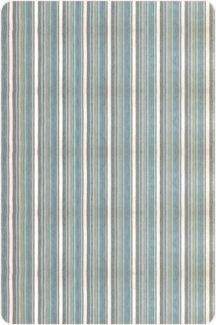 Urauco - Baby Alpaca Wool Throw Blanket / Sofa Cover - Queen 95" x 67" - White/Green/Gray