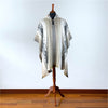 Load image into Gallery viewer, Chambo - Lightweight Baby Alpaca Hooded Poncho - White/Beige - Unisex