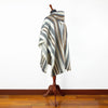 Llama Wool Unisex South American Handwoven Poncho - striped pattern