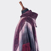 Load image into Gallery viewer, Cangaghua - Lightweight Baby Alpaca Fringed Hooded Poncho - Burgundy - Unisex
