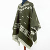 Load image into Gallery viewer, Clint Eastwood Poncho cowboy Serape replica handmade of Alpaca wool Unisex - olive green