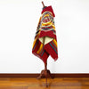 Load image into Gallery viewer, Guismi - Baby Alpaca wool Hooded Unisex Poncho S-XXL - Aztec pattern - RED