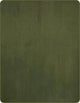 Green rectangular surface with rounded corners, displaying a uniform texture. No text is visible, conveying a plain and minimalistic appearance.
