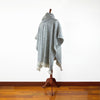 Load image into Gallery viewer, Llama Wool Unisex South American Handwoven Hooded Poncho - wavy striped pattern