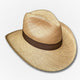Genuine Cowboy Vaquero Style  Panama Hat Handwoven In Ecuador - Large Brim