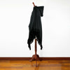 Load image into Gallery viewer, Extra Large Surfers Poncho with hood and pocket llama wool - BLACK