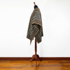 Load image into Gallery viewer, Yacuambi - Llama Wool Unisex South American Handwoven Thick Serape Poncho - striped - brown/gray