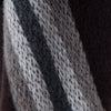 Load image into Gallery viewer, Daule - Llama Wool Unisex South American Handwoven Hooded Poncho - coffee/brown striped pattern