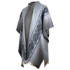 Load image into Gallery viewer, Guaviare - Lightweight Baby Alpaca Hooded Poncho - Gray/Brown - Unisex