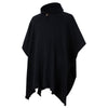 Load image into Gallery viewer, Achema - Llama Wool Unisex South American Handwoven Hooded Poncho - solid black