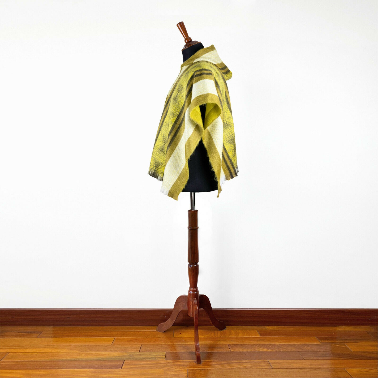Encanto inspired Bruno Madrigal baby alpaca hooded poncho costume - geometric pattern - Toddler/Kids sizes