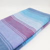 Load image into Gallery viewer, Tinizaray - Baby Alpaca Wool Throw Blanket / Sofa Cover - Queen 95 x 67 in - purple/turquoise colors