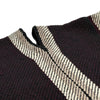 Load image into Gallery viewer, Zurmi - Llama Wool Unisex South American Handwoven Thick Serape Poncho - striped - dark purple