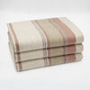 Load image into Gallery viewer, Zhumir - Baby Alpaca Wool Throw Blanket / Sofa Cover - Queen 95&quot; x 66&quot; - earthy stripes pattern