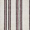 Zamora - Llama Wool Unisex South American Handwoven Poncho - beige striped pattern