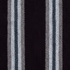 Daule - Llama Wool Unisex South American Handwoven Hooded Poncho - coffee/brown striped pattern