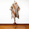 Load image into Gallery viewer, Naypongo - Llama Wool Unisex South American Handwoven Thick Hooded Poncho - Andean pattern - brown-beige colours