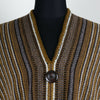 Load image into Gallery viewer, Yacuambi - Llama Wool Unisex South American Handwoven Thick Serape Poncho - striped - brown/gray