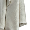 Chamica - Heavy and Thick Llama wool throw Blanket - Solid white