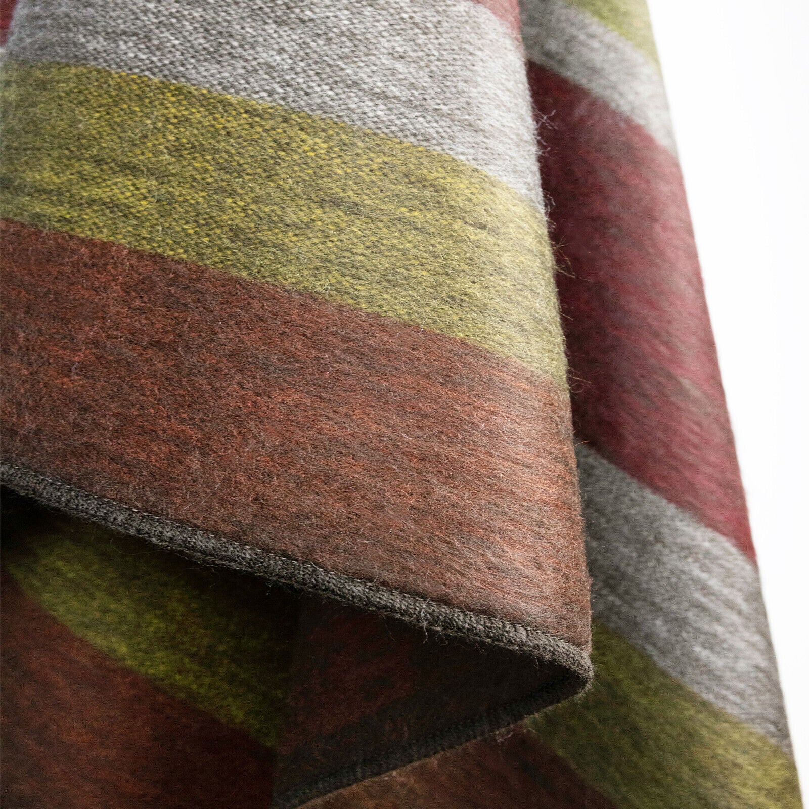 Consaguana - Baby Alpaca Wool Throw Blanket / Sofa Cover - Queen 95 x 67 in - brown coffee colors