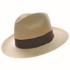 Load image into Gallery viewer, Genuine Classic Fedora Panama Hat Handwoven In Ecuador - Natural Straw Color
